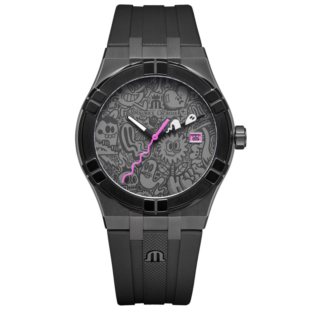 Maurice Lacroix Maurice Lacroix Men's Aikon Grey Dial Watch - AI1108-PVL20-090