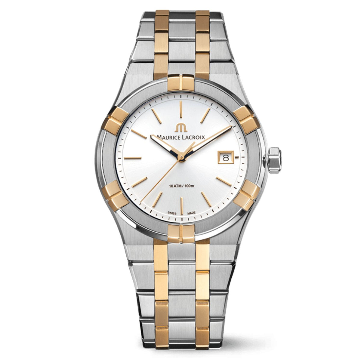Maurice Lacroix Maurice Lacroix Men's Aikon White Dial Watch - AI1108-PVP02-130