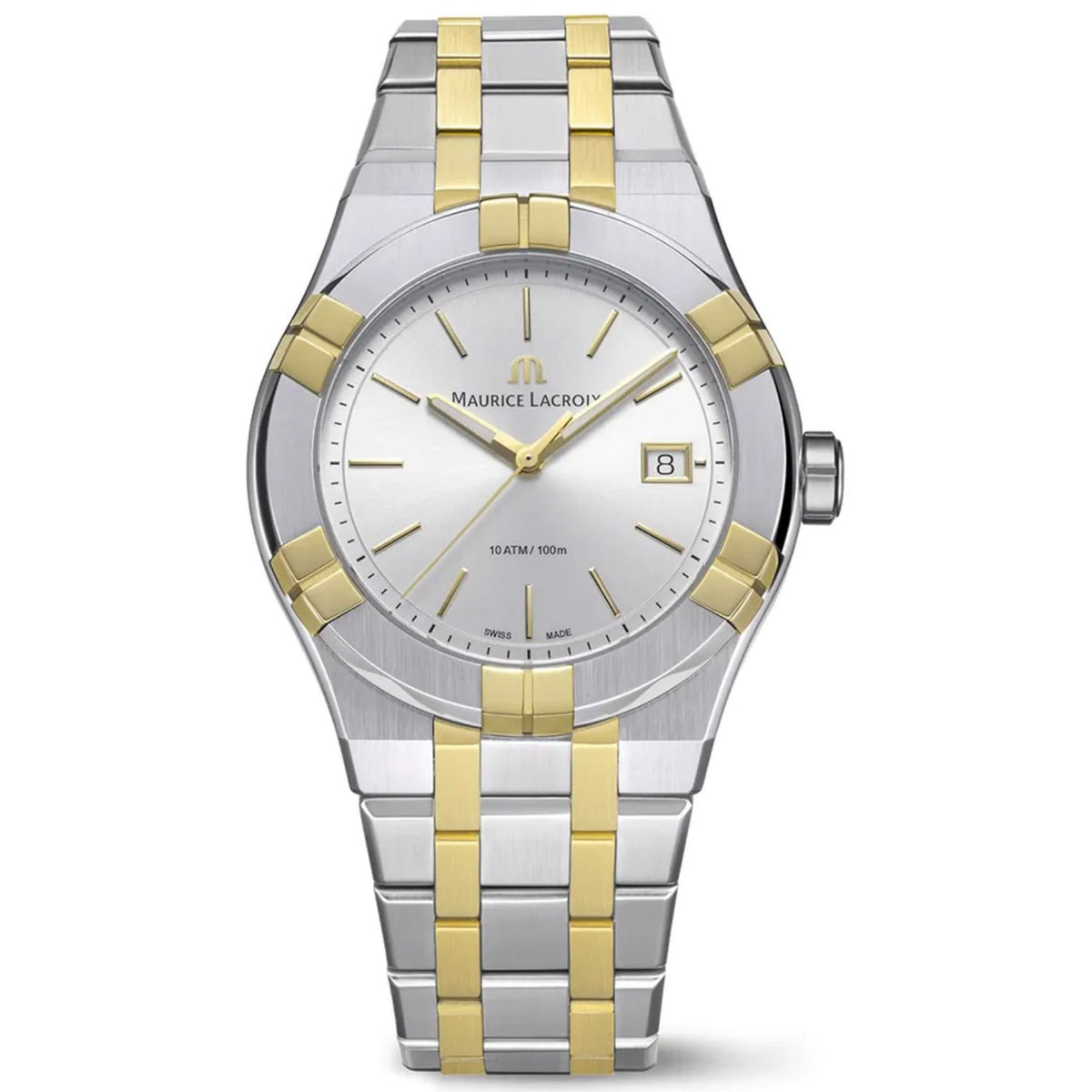 Maurice Lacroix Maurice Lacroix Men's Aikon White Dial Watch - AI1108-PVY13-130