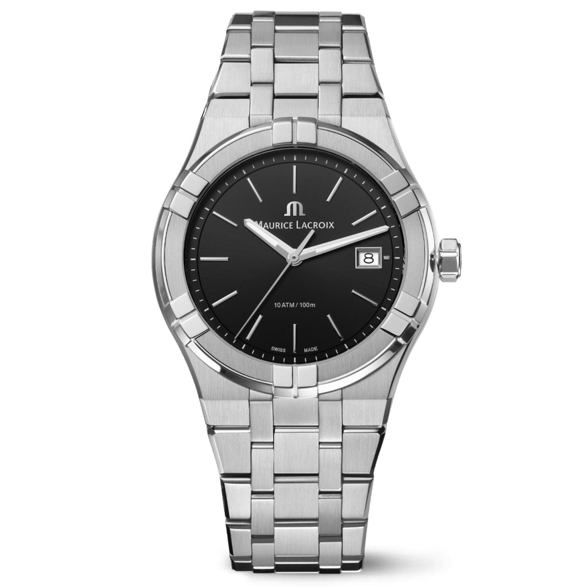 Maurice Lacroix Maurice Lacroix Men's Aikon Black Dial Watch - AI1108-SS002-330