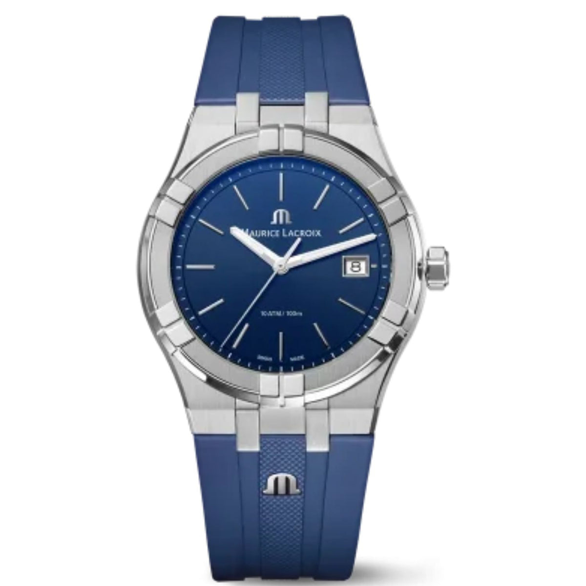 Maurice Lacroix Men's Aikon Blue Dial Watch - AI1108-SS00F-430