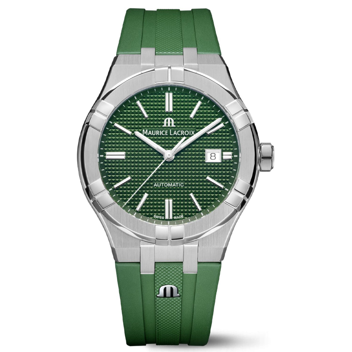 Maurice Lacroix Maurice Lacroix Men's Aikon Green Dial Watch - AI1108-SS00F-630