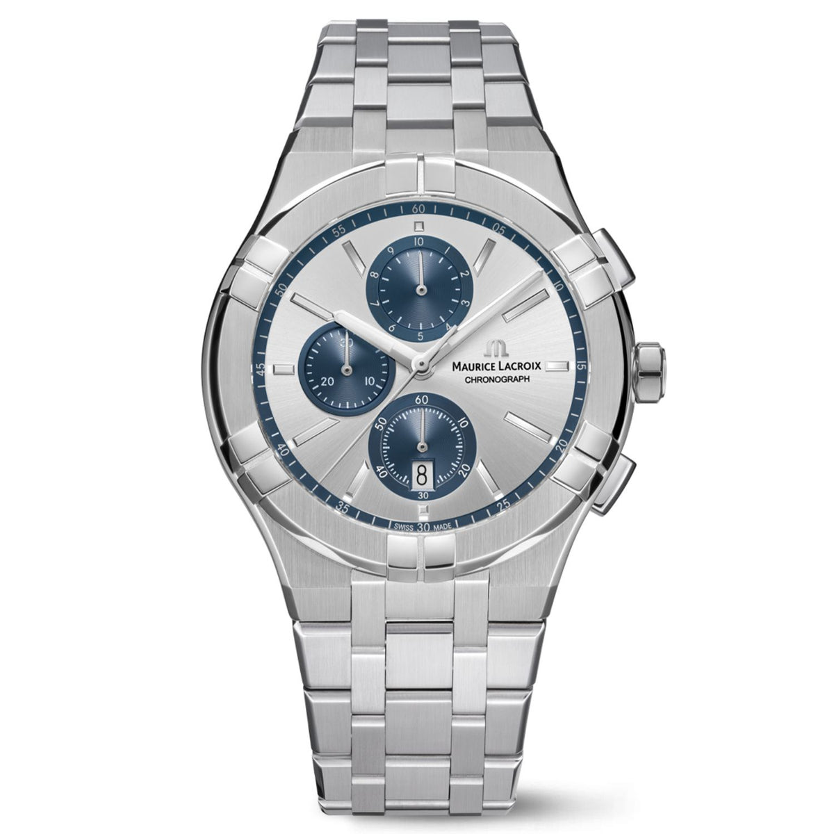 Maurice Lacroix Maurice Lacroix Men's Aikon Silver Dial Watch - AI1118-SS002-230