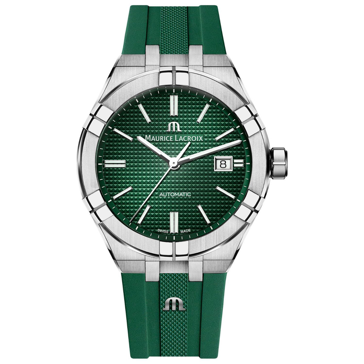 Maurice Lacroix Maurice Lacroix Men's Aikon Green Dial Watch - AI6008-SS000-630