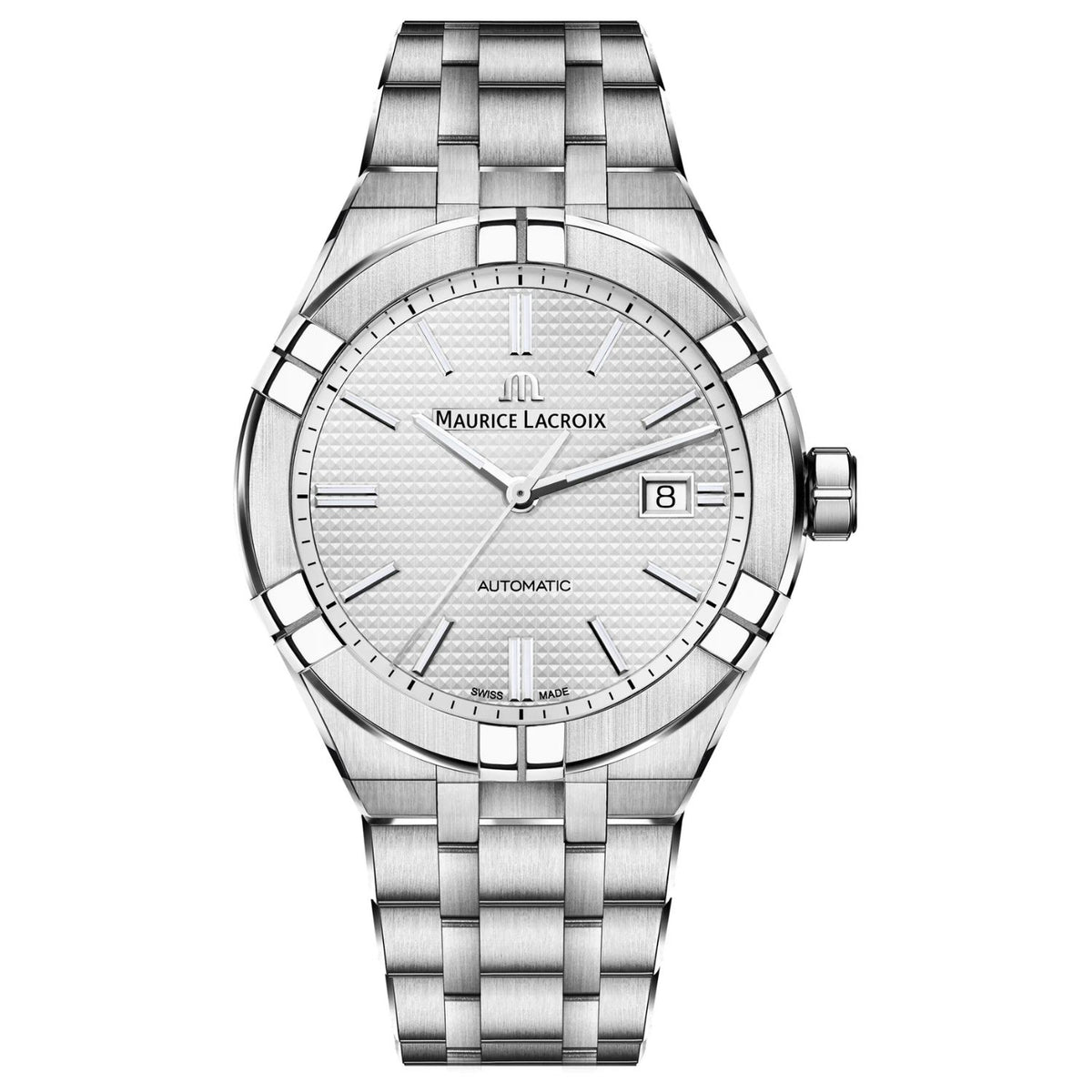 Maurice Lacroix Maurice Lacroix Men's Aikon Silver Dial Watch - AI6008-SS002-130