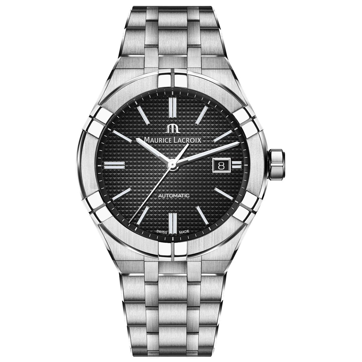 Maurice Lacroix Maurice Lacroix Men's Aikon Black Dial Watch - AI6008-SS002-330