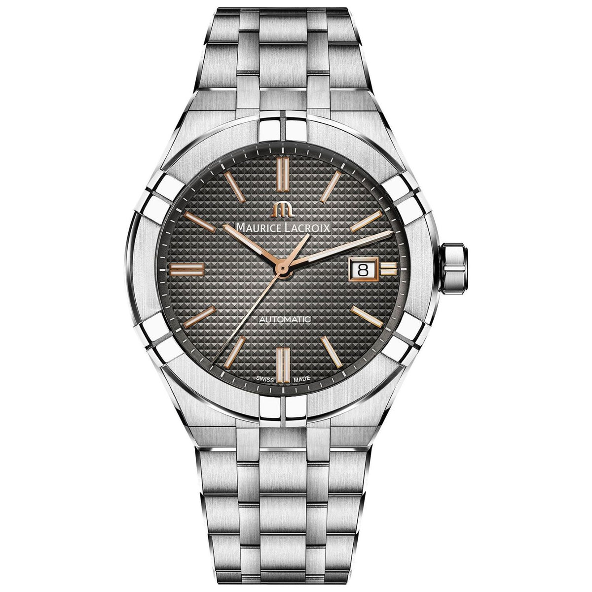 Maurice Lacroix Maurice Lacroix Men's Aikon Grey Dial Watch - AI6008-SS002-331