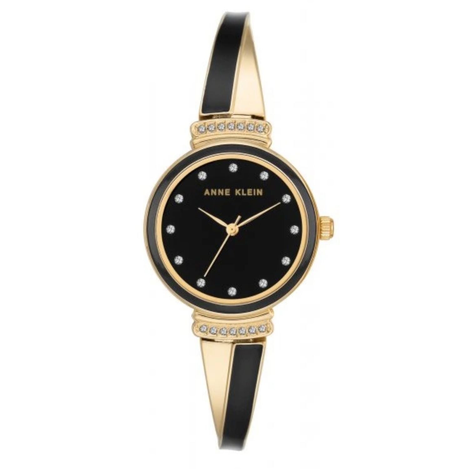 Anne Klein Women's Classic Black Dial Watch - AK/2716BKST