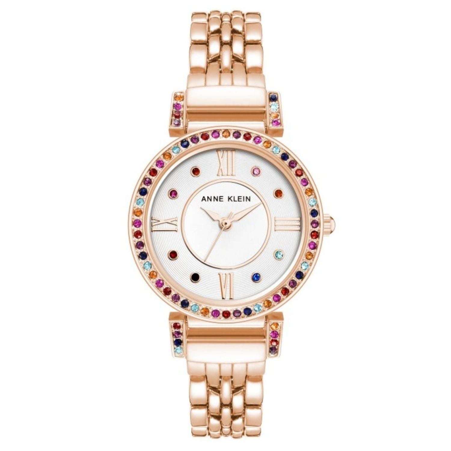 Anne Klein Women's Classic White Dial Watch - AK/2928RBRG