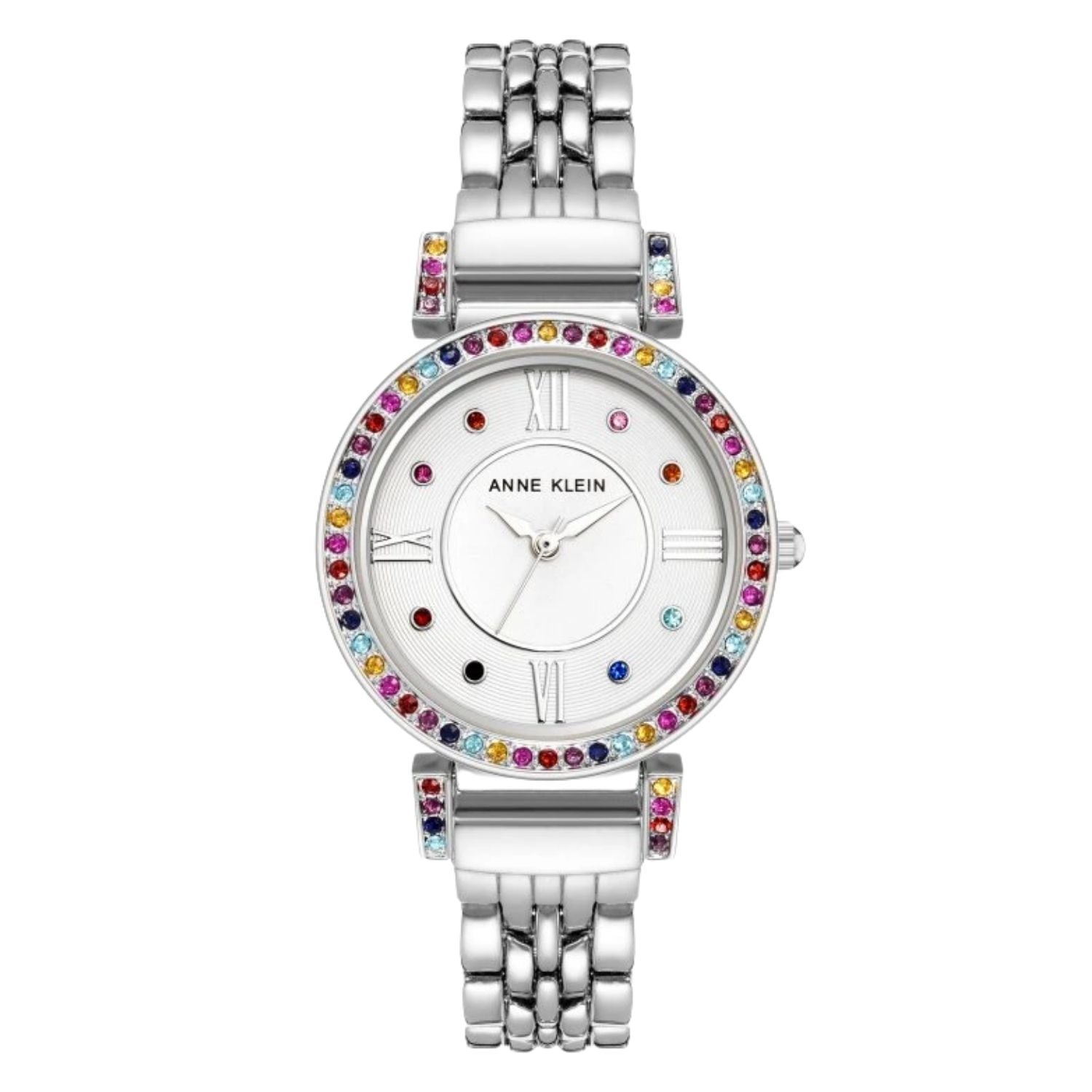Anne Klein Women's Accented White Dial Watch - AK/2929RBSV