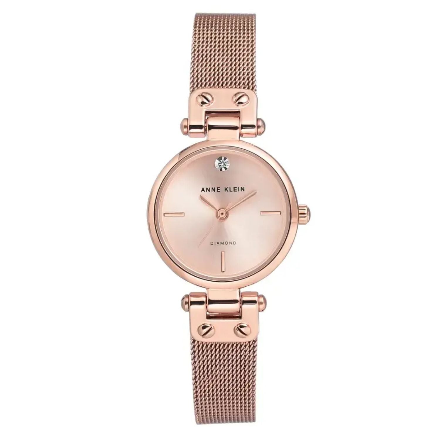 Anne Klein Women's Wanita Rose gold Dial Watch - AK/3002RGRG