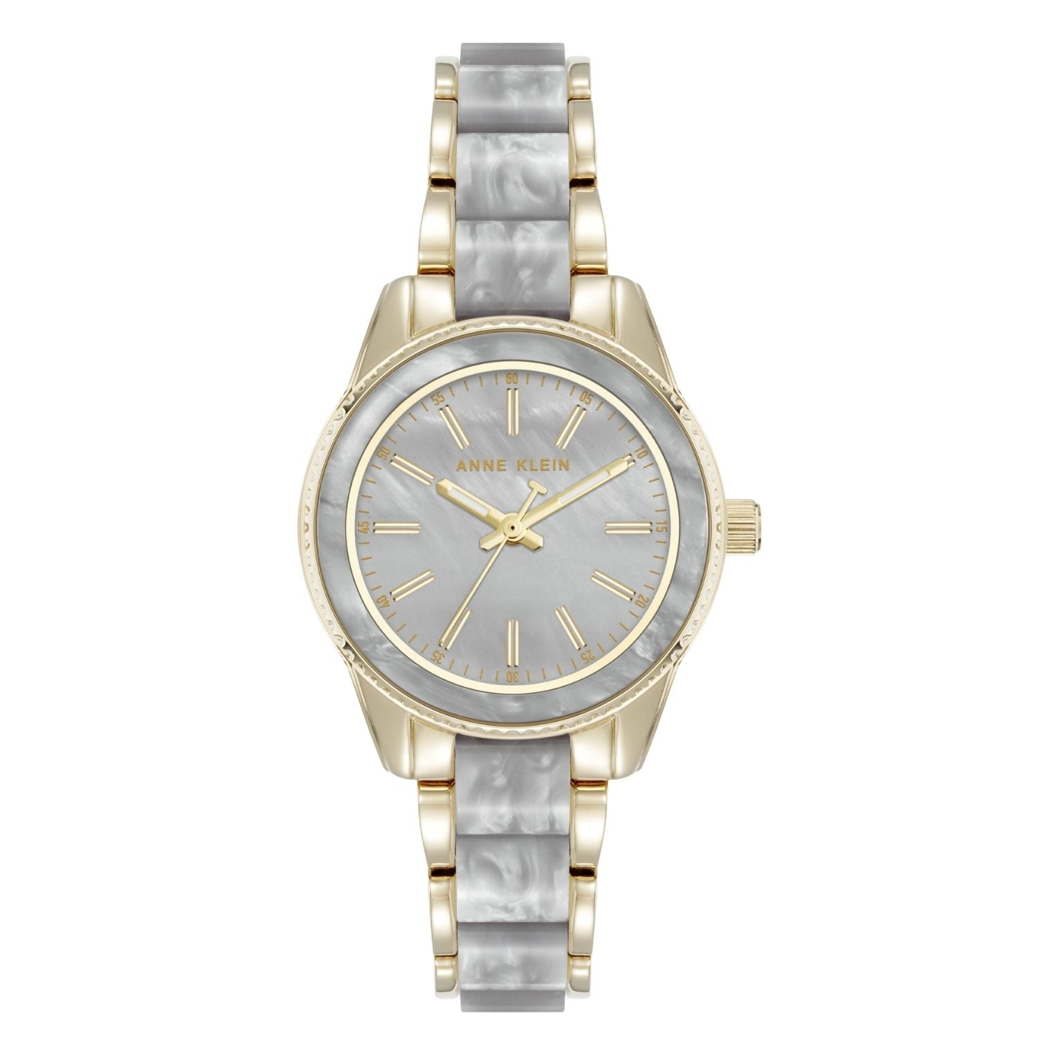 Anne Klein Women's Classic Grey Dial Watch - AK/3212LGGB