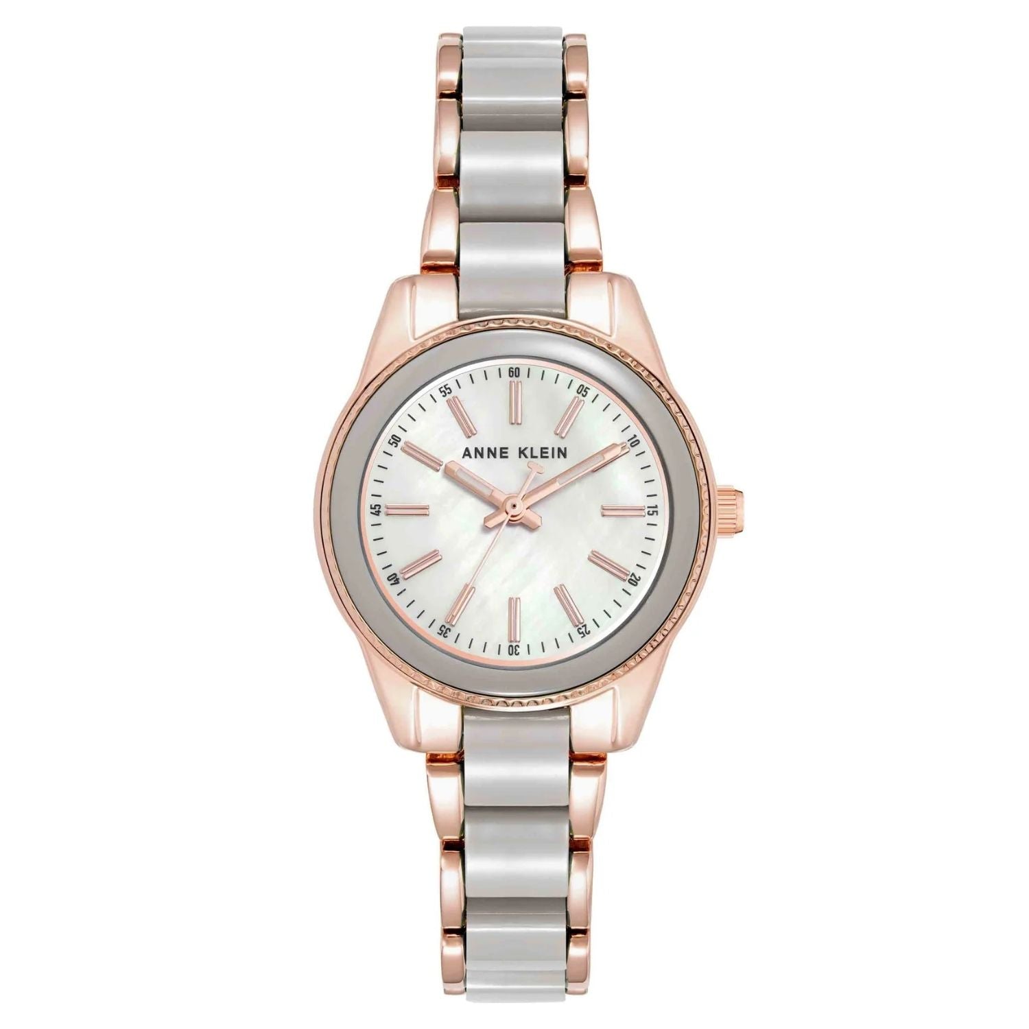 Anne Klein Women's Classic White Dial Watch - AK/3212TPRG