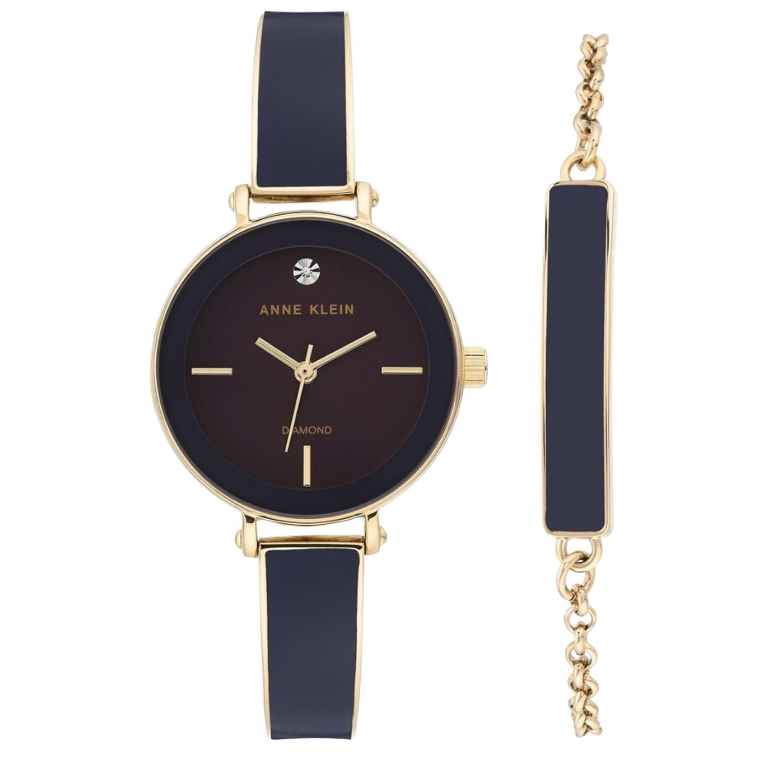 Anne Klein Women's Classic Brown Dial Watch - AK/3620PLST