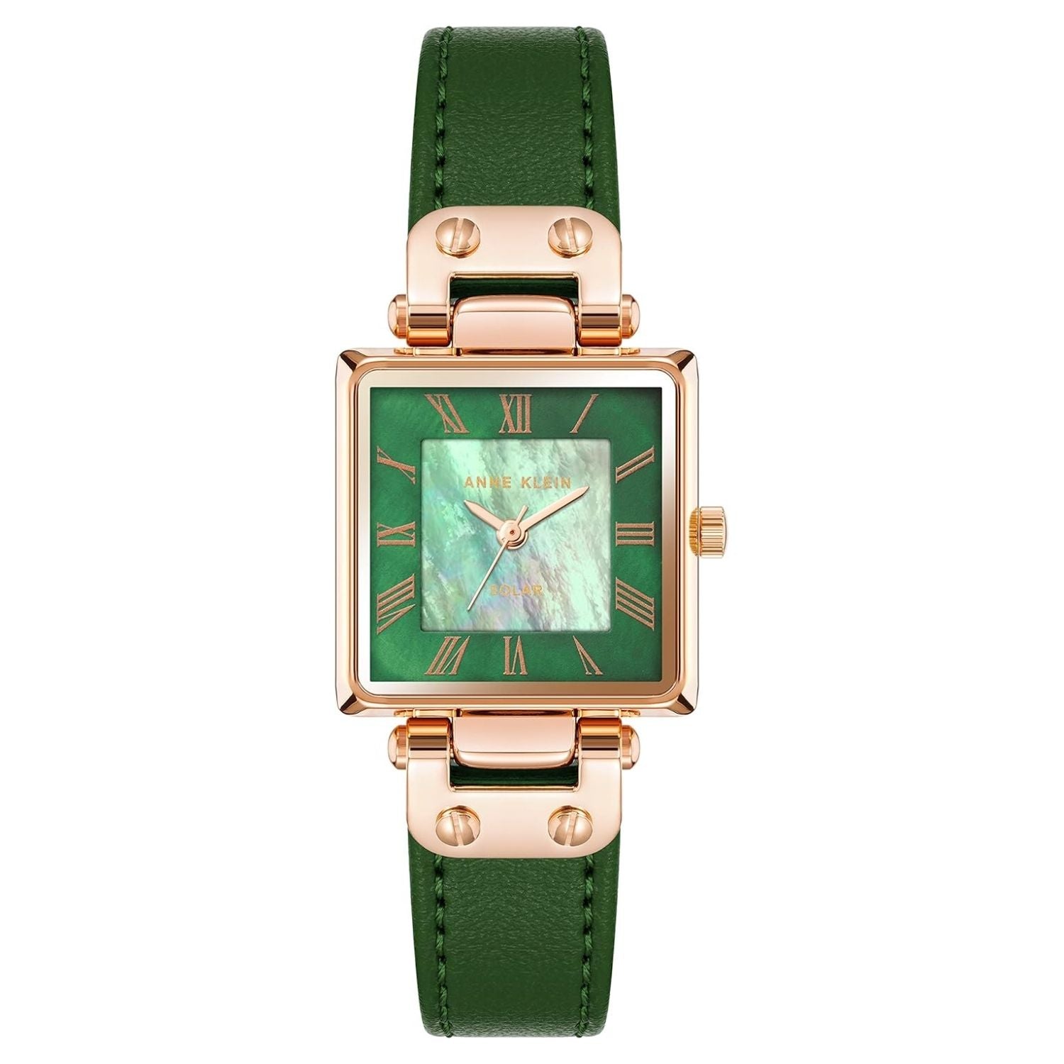 Anne Klein Women's Classic Green Dial Watch - AK/3896RGGN