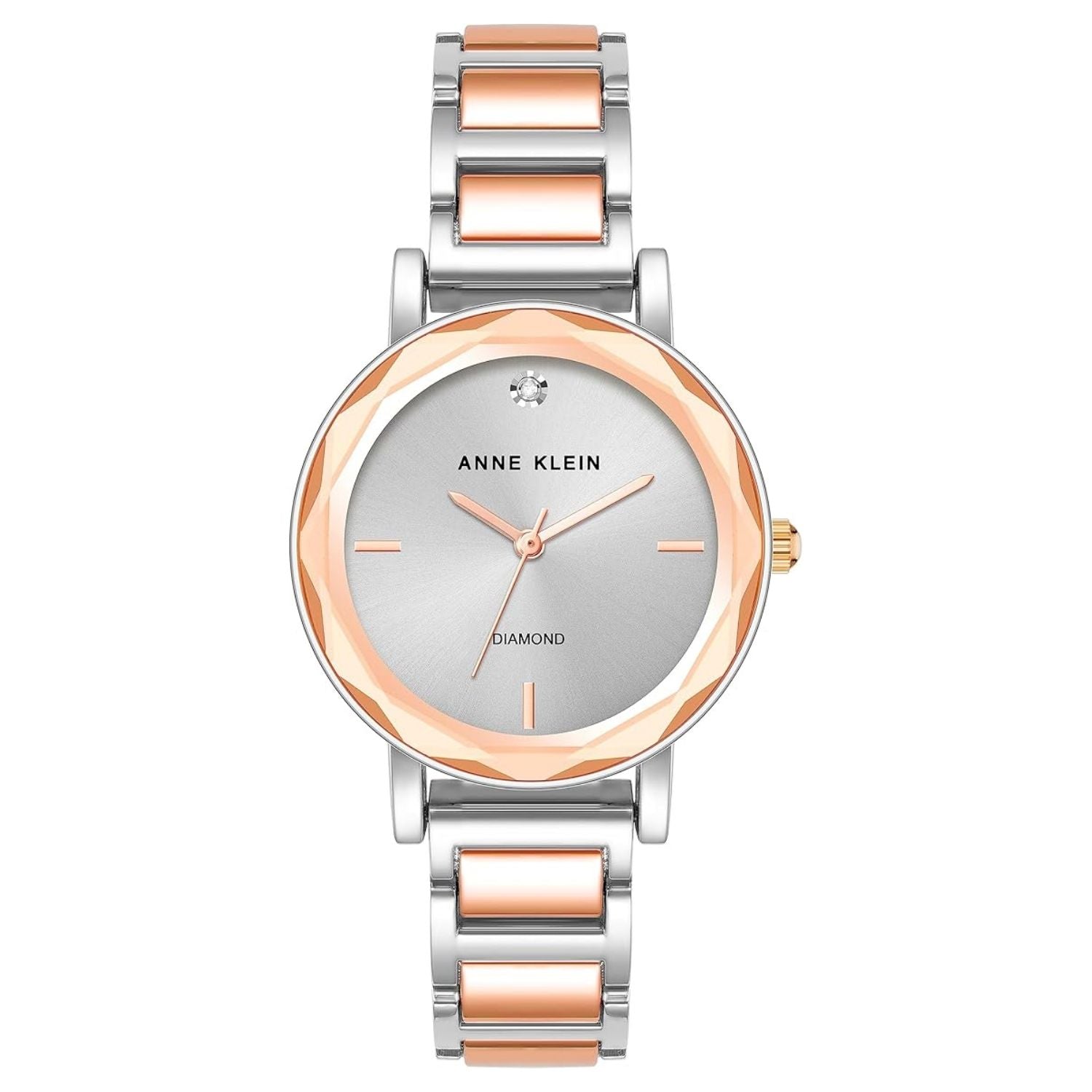 Anne Klein Women's Classic Silver Dial Watch - AK/3967SVRT