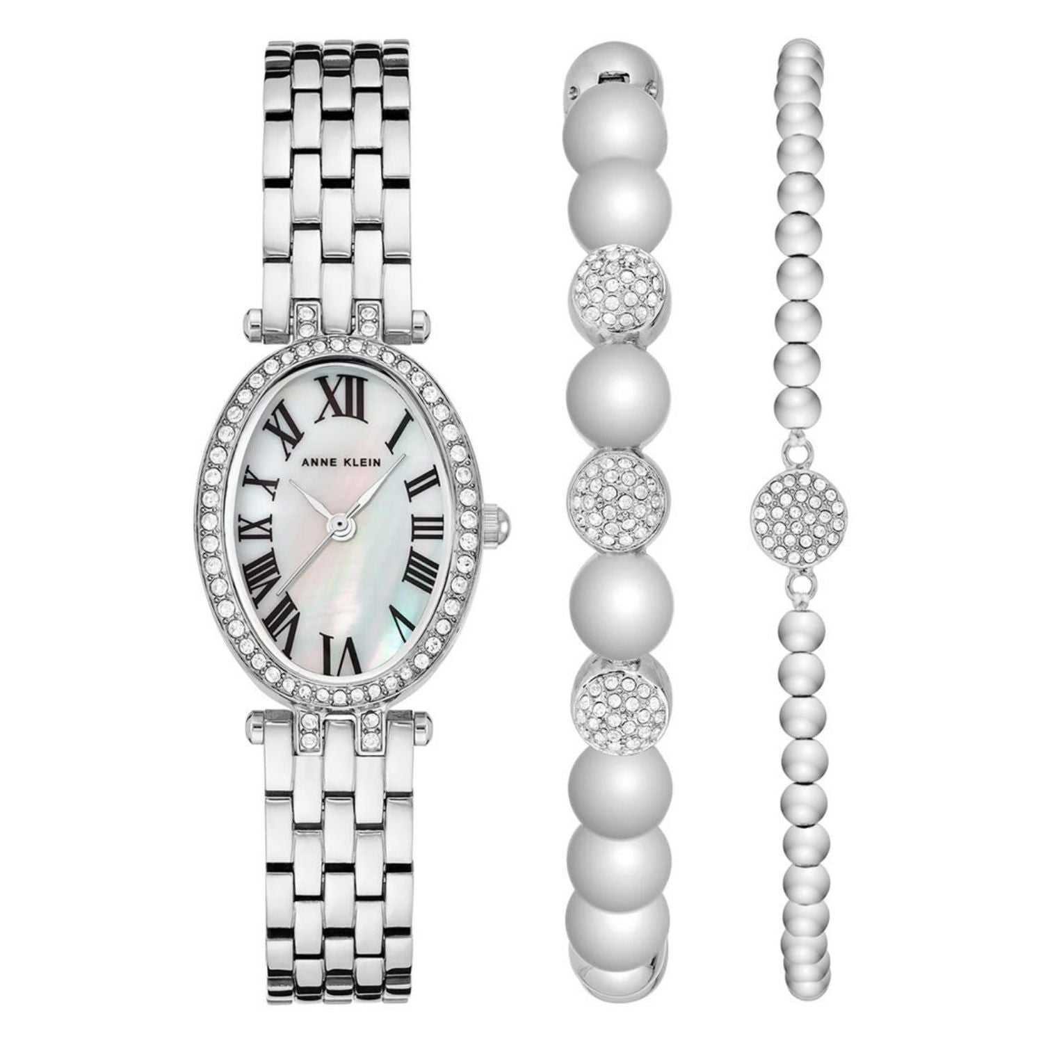 Anne Klein Women's Classic Silver Dial Watch - AK/3971SVST