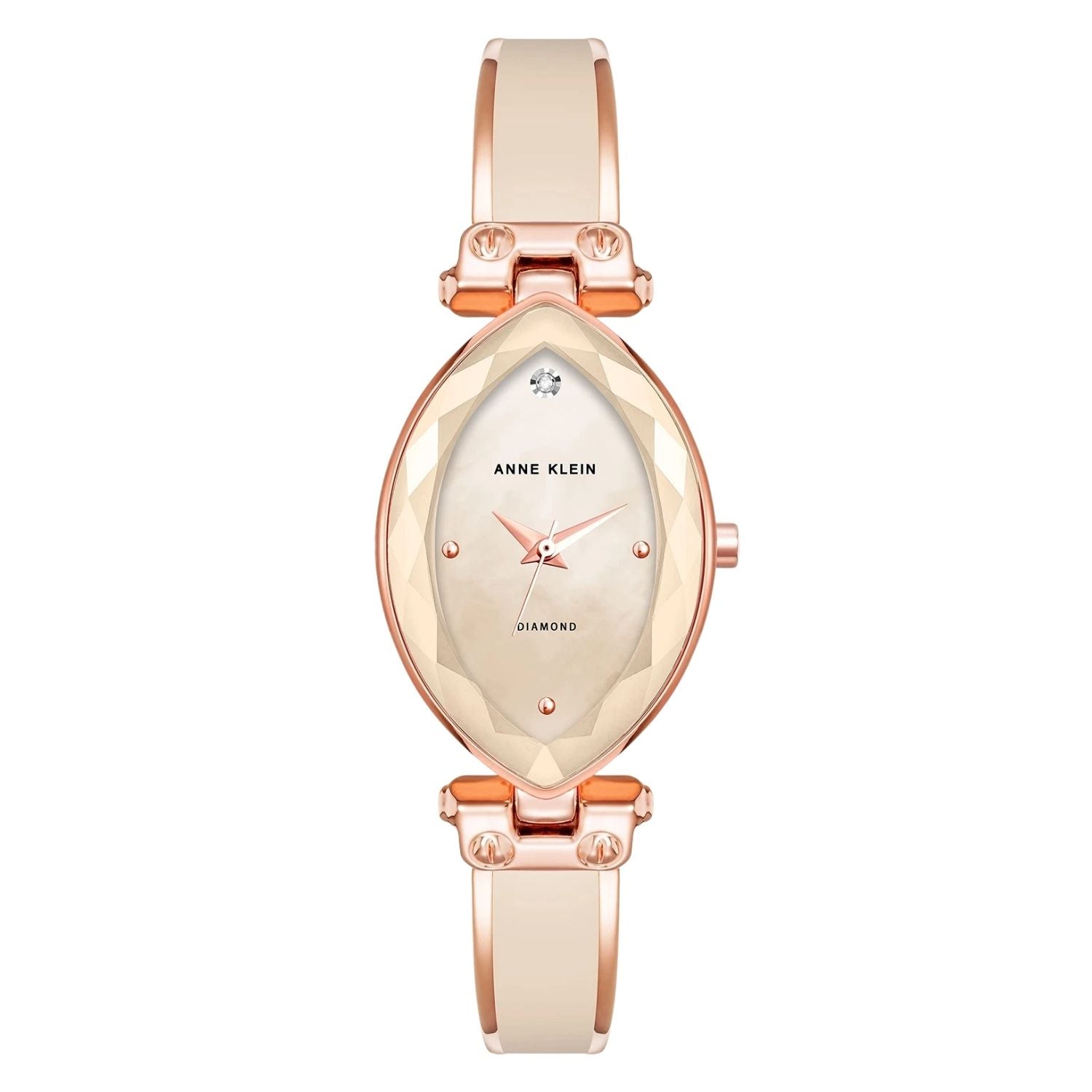 Anne Klein Women's Classic Rose gold Dial Watch - AK/4018BHRG