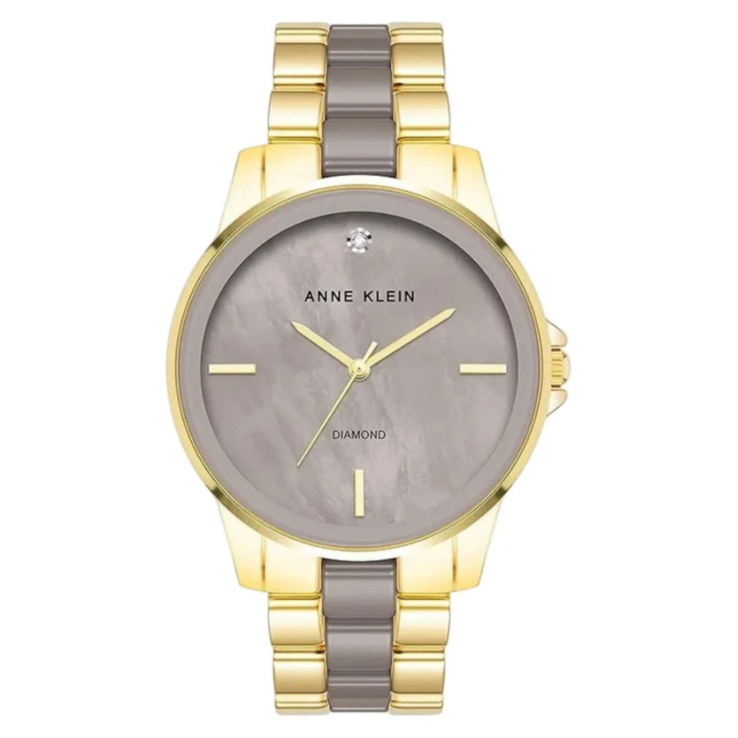 Anne Klein Women's Classic Grey Dial Watch - AK/4120TPGB