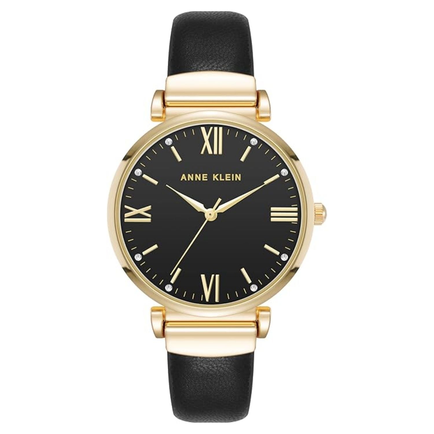 Anne Klein Women's Classic Black Dial Watch - AK/5092GPBK