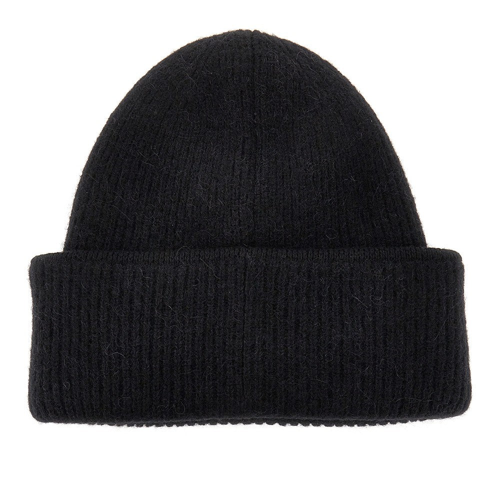 Jacquemus Women Knitted Beanie Hat With Gros-Grain Logo