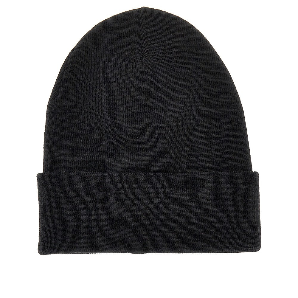 Moncler Grenoble Men Logo Patch Wool Beanie Hat