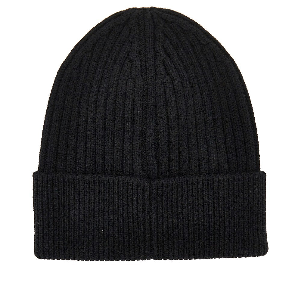 MONCLER GRENOBLE Moncler Grenoble Men Logo Patch Wool Beanie Hat