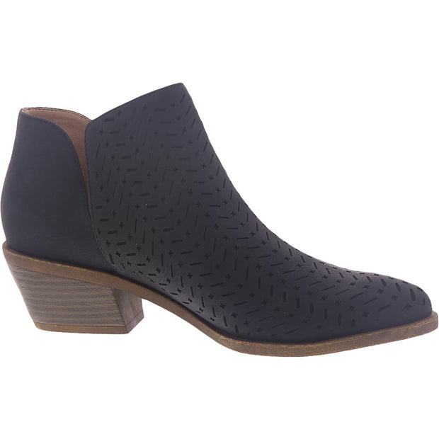 Payton Womens Faux Leather Ankle Chelsea Boots