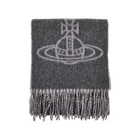 Vivienne Westwood Women Single Orb Double-Face Wool Scarf