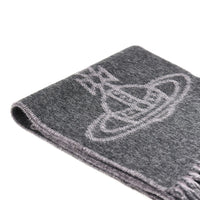 Vivienne Westwood Women Single Orb Double-Face Wool Scarf