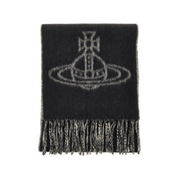 Vivienne Westwood Women Single Orb Double-Face Wool Scarf