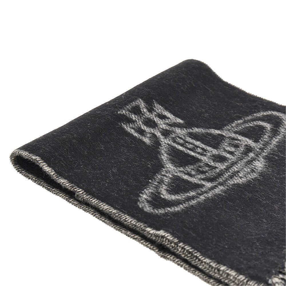 Vivienne Westwood Women Single Orb Double-Face Wool Scarf
