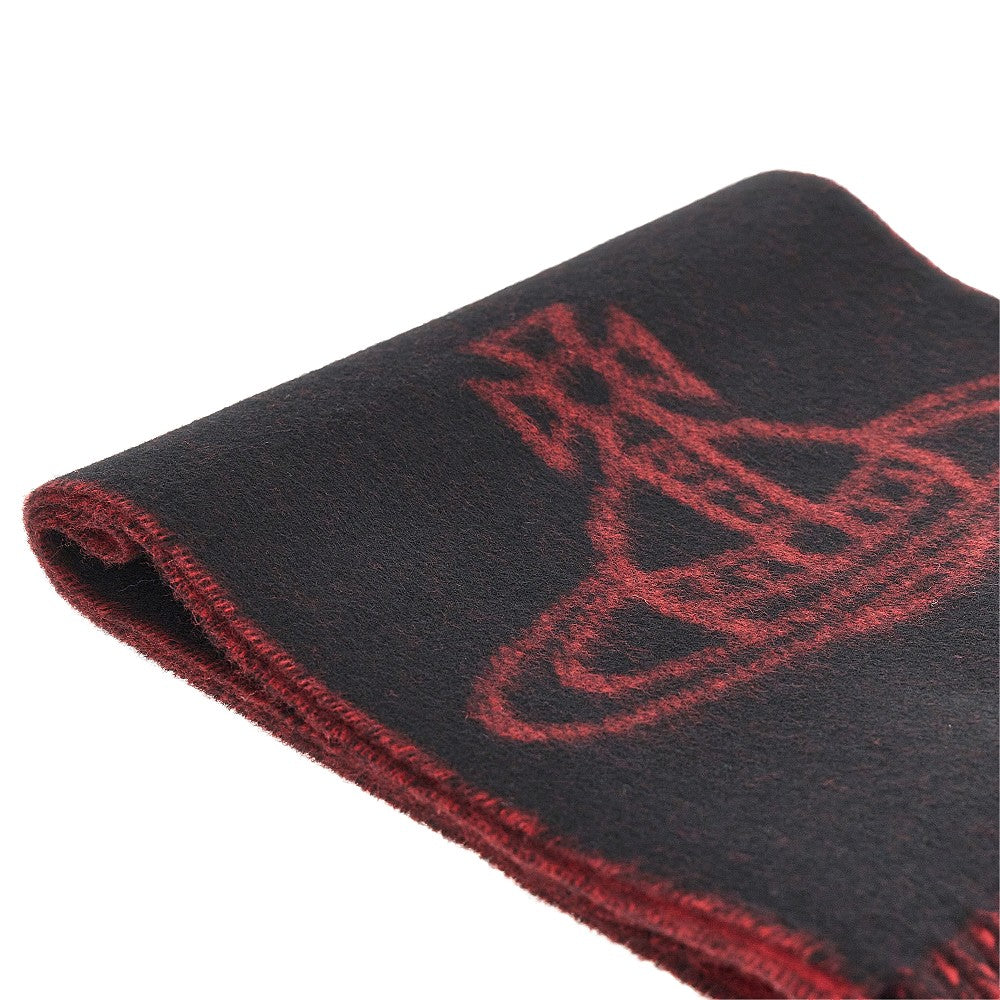 Vivienne Westwood Women Single Orb Double-Face Wool Scarf