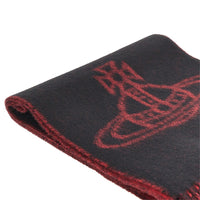 Vivienne Westwood Women Single Orb Double-Face Wool Scarf