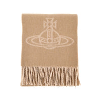 Vivienne Westwood Women Single Orb Double-Face Wool Scarf