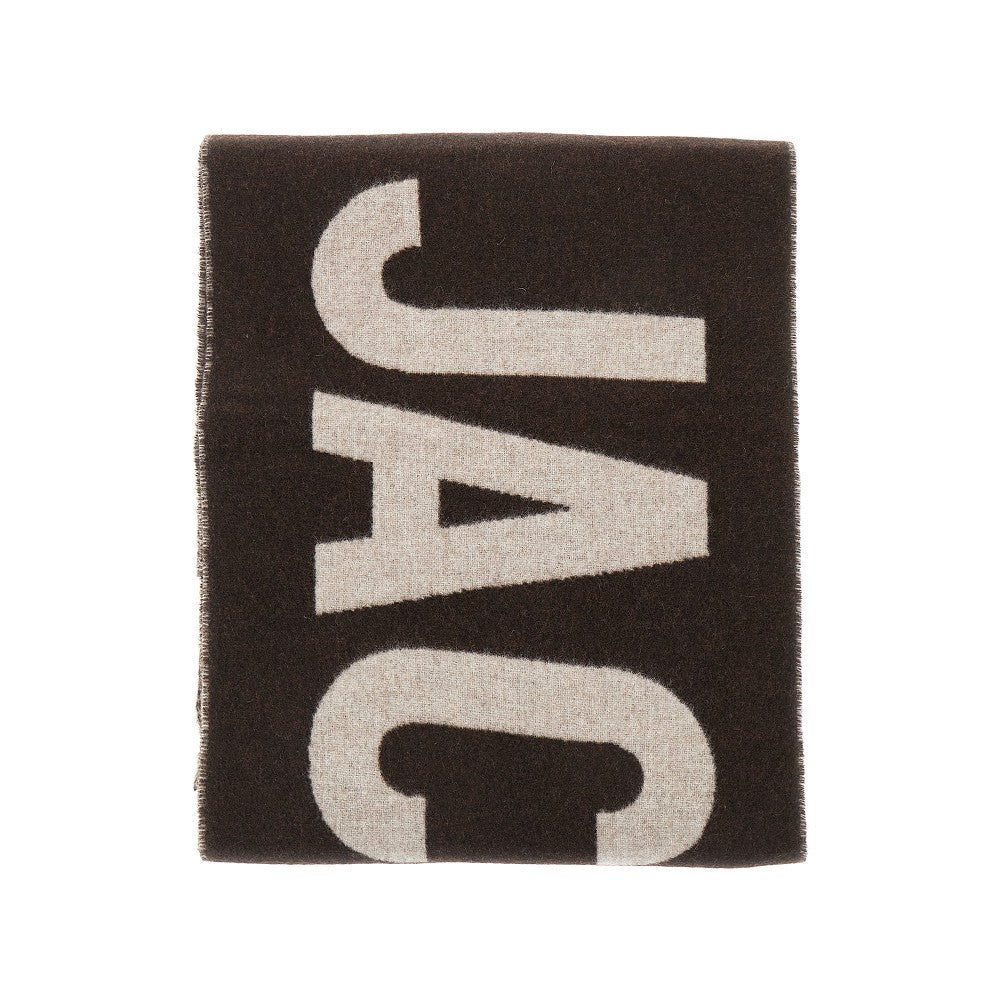 Jacquemus Women Jacquard Logo Wool Scarf