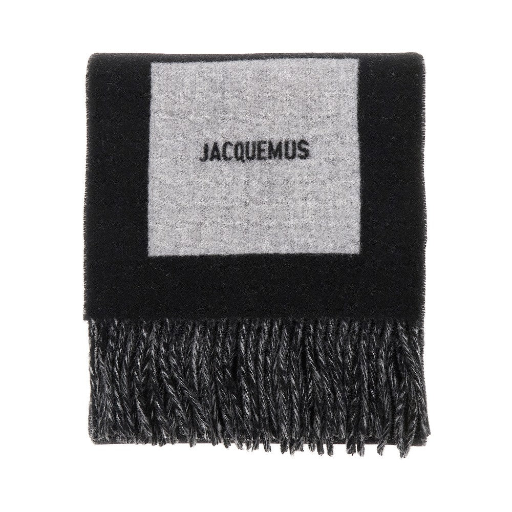 Jacquemus Women 'Rond Carré' Wool Scarf