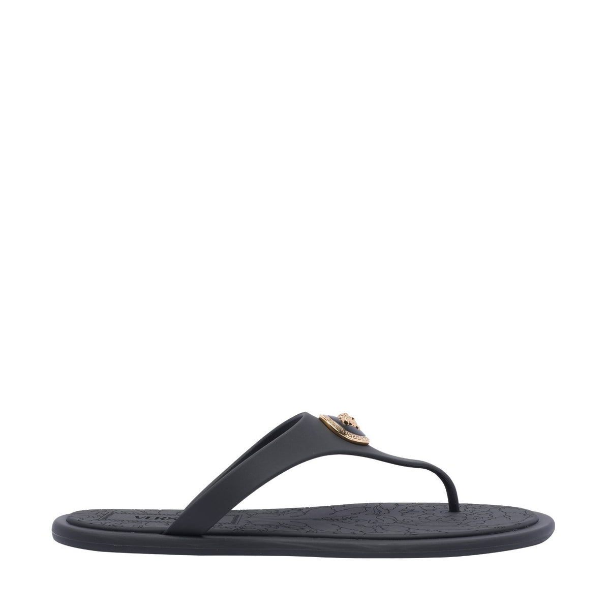Versace Versace Women Alia Rubber Flat Sandals