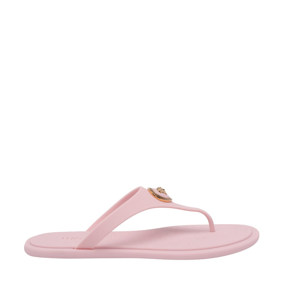 Versace Versace Women Alia Rubber Flat Thong Sandals