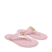 Versace Versace Women Alia Rubber Flat Thong Sandals