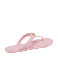 Versace Versace Women Alia Rubber Flat Thong Sandals