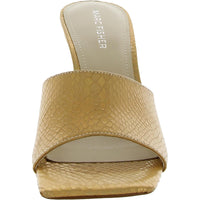 Danria Womens Solid Peep-Toe Heels