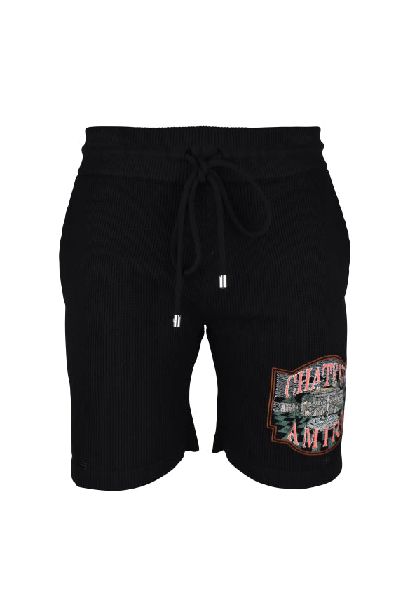 Amiri Men Chateau Crochet Shorts