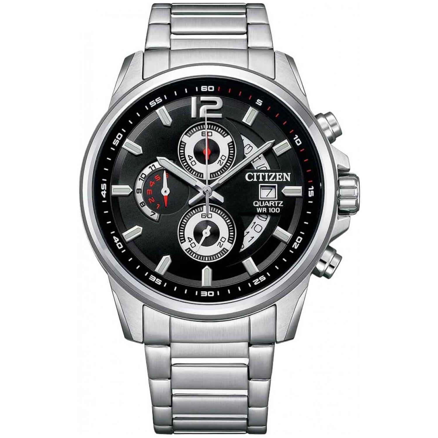 Citizen Men's Classic Black Dial Watch - AN3690-56E Black