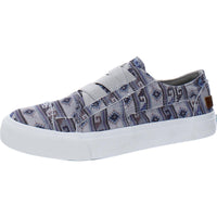 Marley Womens Comfort Insole Slip On Casual Shoes 7 Medium Grey Cheyenne Canvas