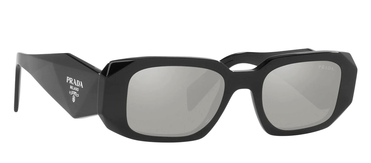PR 17WS 1AB2B0 49mm Womens Rectangle Sunglasses