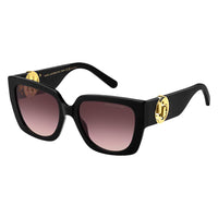 MARC 687/S 807 HA Womens Square Sunglasses Black