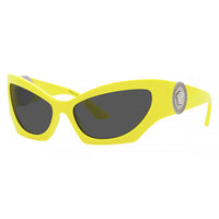 VE 4450 541887 60mm Womens Cat-Eye Sunglasses Neon Yellow