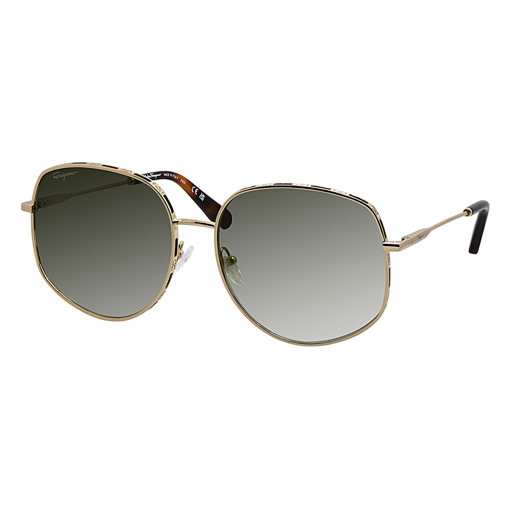Salvatore Ferragamo SF 277S 723 61mm Womens Round Sunglasses