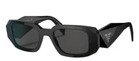 PR 17WS 1AB5S0 49mm Womens Rectangle Sunglasses